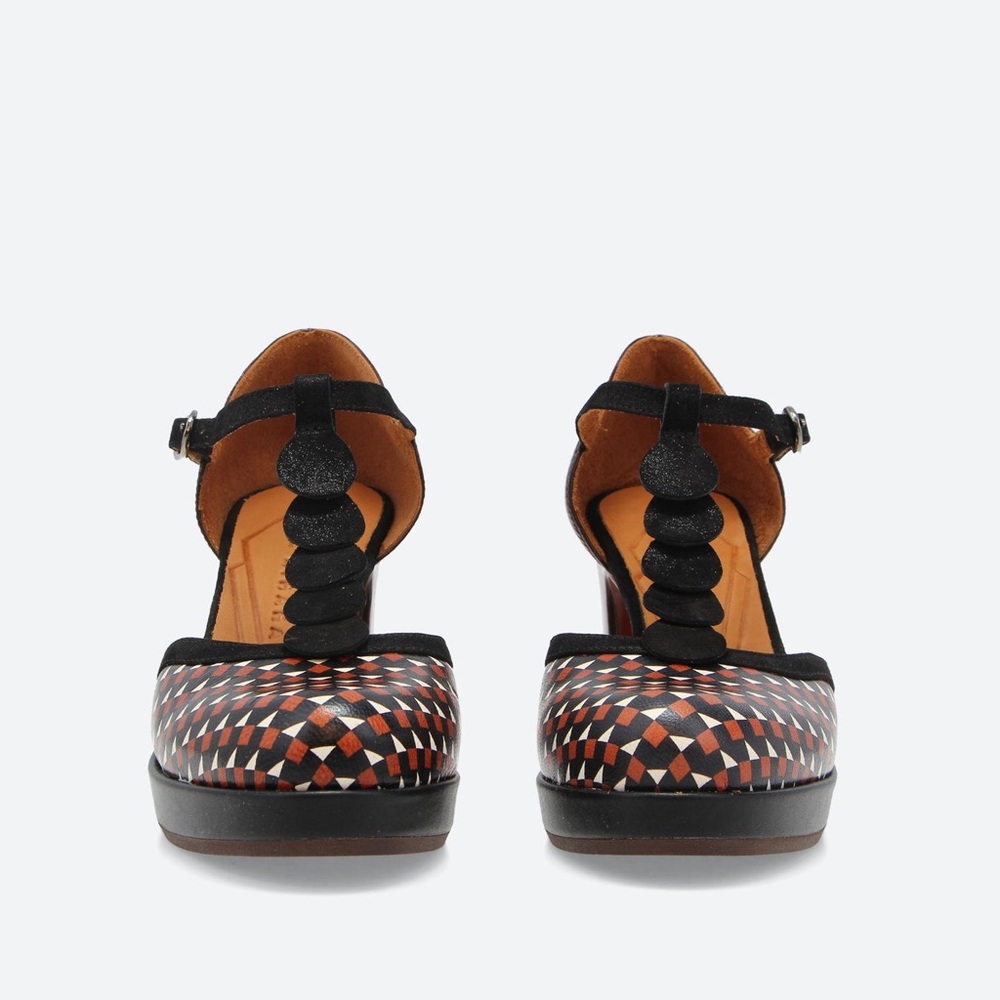 New Chie Mihara Dafra Heeled Shoe - Picture 2 of 14